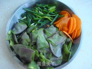 手撕扁豆的做法步骤：3