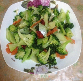 炝拌西兰花的做法