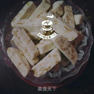微波版牛轧糖的做法