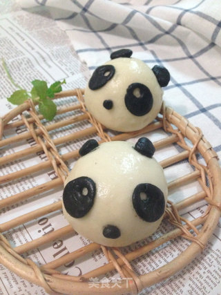 熊猫奶黄包——附无油奶黄馅做法的做法