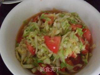 西红柿炒大头菜的做法步骤：2