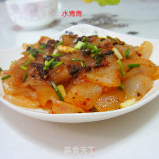 葱香豆豉粉皮的做法