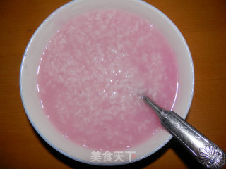 粉红色的粥的做法