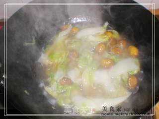 上汤栗子白菜的做法步骤：5