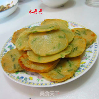 果汁韭菜饼的做法