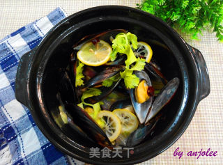 白酒煮青口的做法