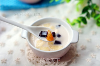 椰浆蜜豆水果捞的做法