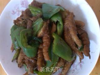 青椒凤爪的做法