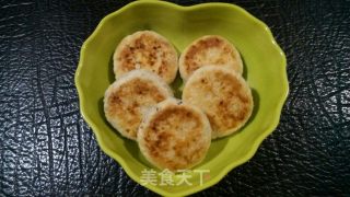 平底锅绿豆饼的做法