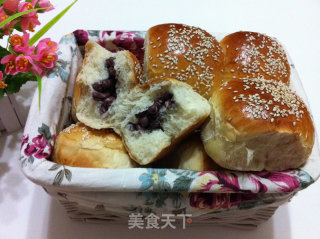 红豆小餐包的做法