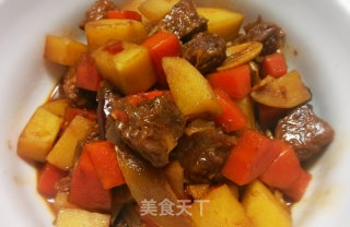 牛腩红烧蔬菜的做法