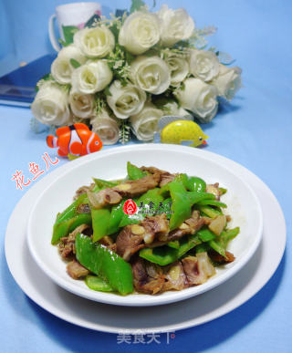 尖椒炒羊肉的做法