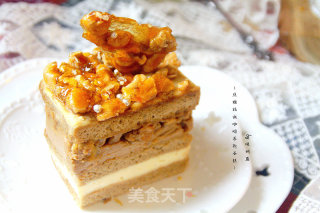 【焦糖核桃咖啡慕斯蛋糕】：口口难舍香浓滋味的做法