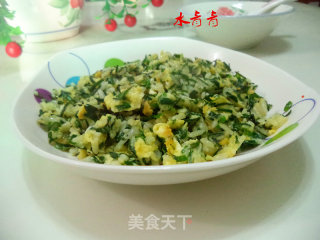 韭菜蛋炒饭的做法