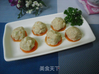 鸡肉蔬菜丸子的做法