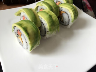 牛油果加州卷的做法