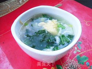 菠菜蛋花汤的做法