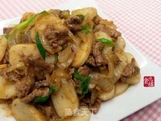 沙茶牛肉年糕  我♥年糕1的做法