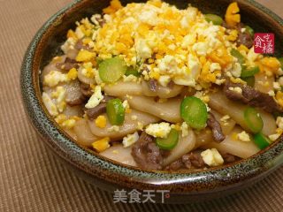 咸蛋牛肉炒糕  我♥年糕3的做法