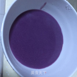 紫薯豆浆羹的做法
