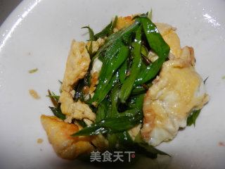 青蒜炒鸡蛋的做法