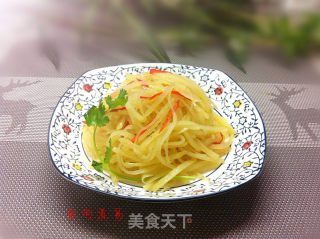 酸辣土豆丝的做法