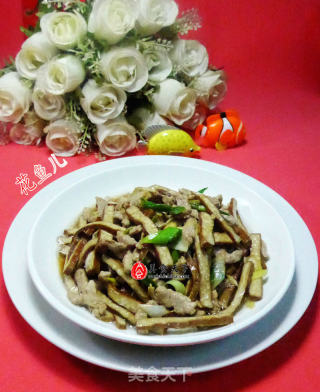 里脊肉炒香干的做法