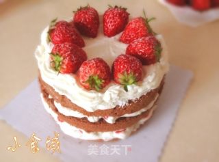 最美的情书--草莓裸蛋糕的做法