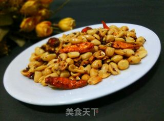 香辣花生米的做法