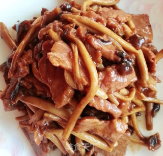 蚝油牛柳茶树菇的做法