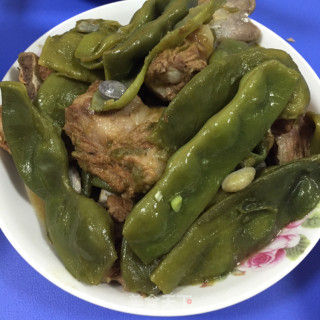 排骨炖豆角的做法