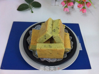 黑芝麻全蛋蛋糕的做法