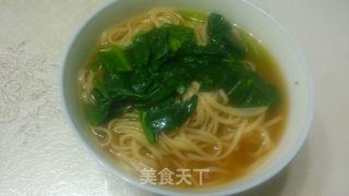 菠菜面的做法