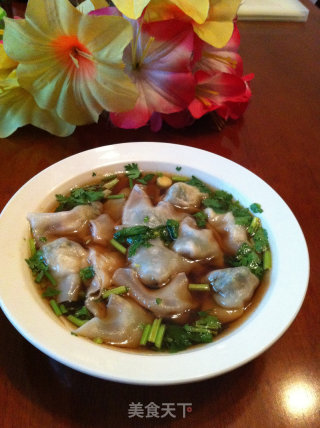 韭菜虾仁馄饨的做法