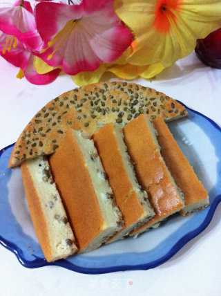 绿豆酸奶戚风蛋糕的做法