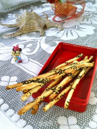 芝麻面包棒的做法