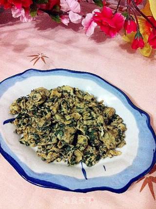 苦菜炒鸡蛋的做法