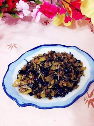 雪里蕻炒黑豆的做法