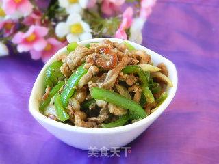 青椒肉丝的做法