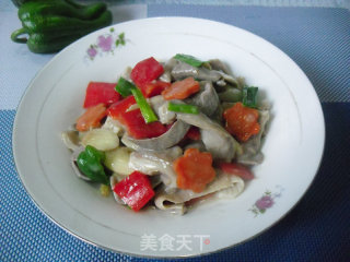 炒肚片的做法