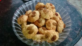 葡萄干酥饼干的做法