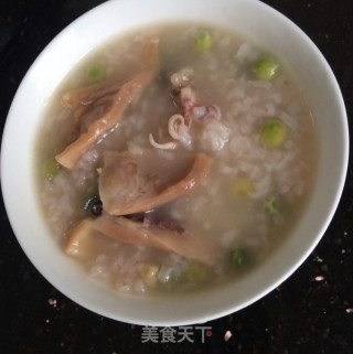 八爪鱼豌豆粥的做法