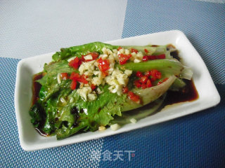 蒜香生菜的做法