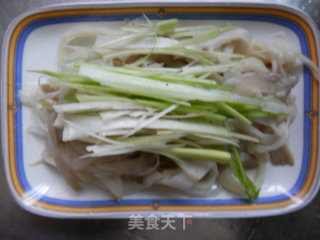 开胃小菜之青蒜拌平菇的做法