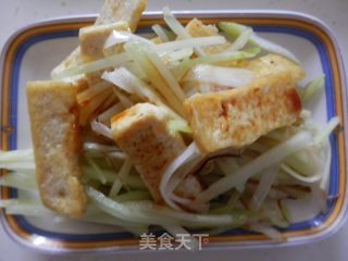 青笋丝油豆腐的做法