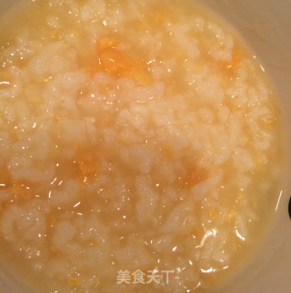 蟹黄带子粥的做法