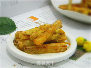 黄金山药条的做法