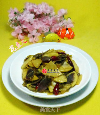 冬笋炒鸭胗的做法