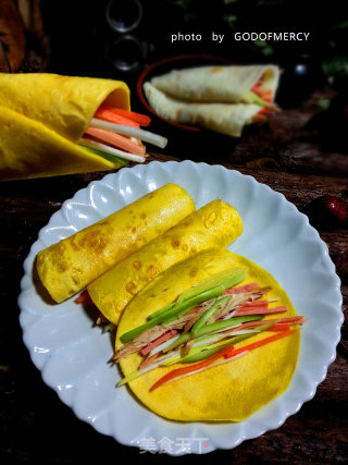 以爱情的名义~美食邂逅爱情~金银满屋春饼的做法