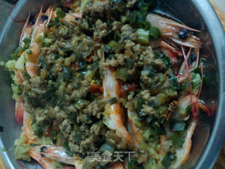 蒜蓉蒸虾的做法